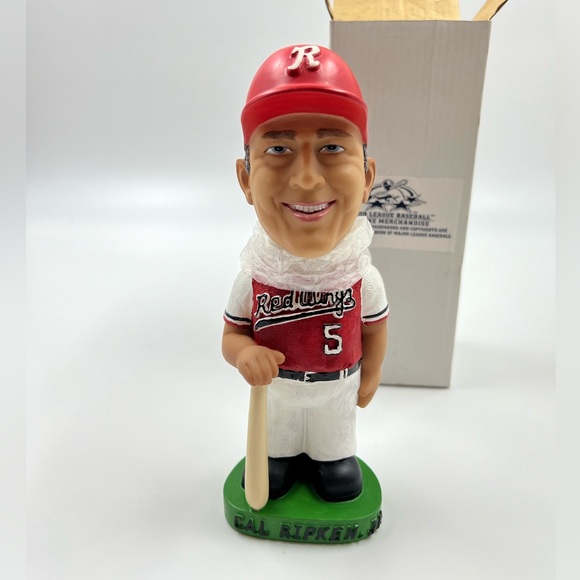 Vintage 2001 MLB Bobble Dobbles Cal Ripken Jr. Rochester Red Wings Bobblehead - Picture 2 of 6